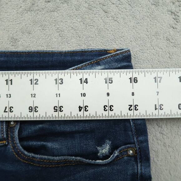 VIGOSS Jeans Women's 31 Mid-Rise Thompson Tomboy Skinny 28" Inseam Distressed - Picture 3 of 16